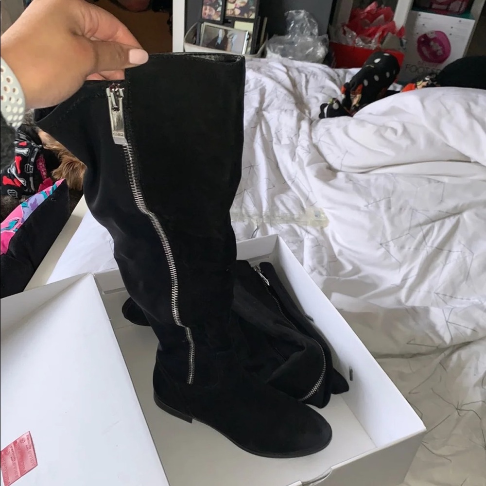 Black knee boots Aldo Dyna